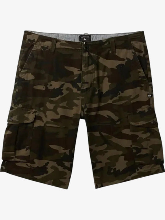Bermuda Quiksilver Crucial Battle Cargo Verde Camuflado