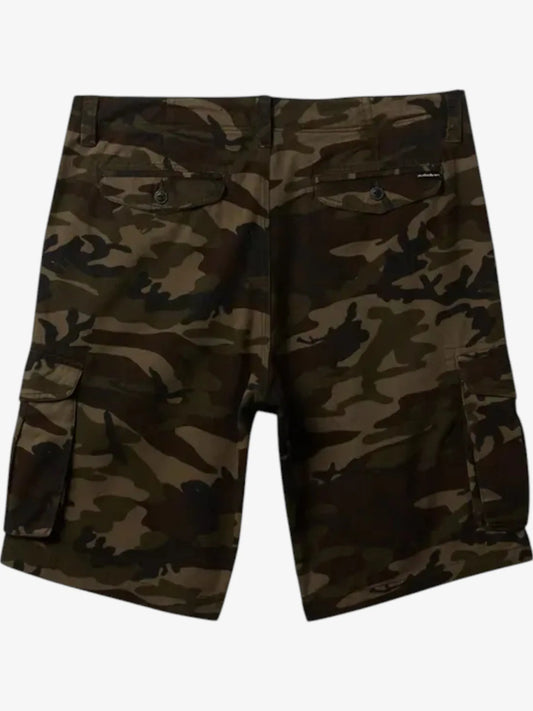 Bermuda Quiksilver Crucial Battle Cargo Verde Camuflado