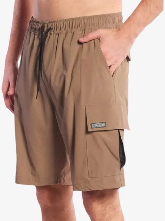 Bermuda Volcom Cargo Ripstop 20 Pulg Marron
