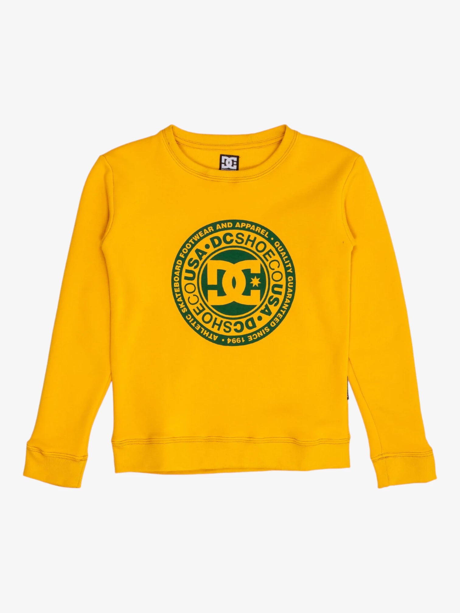 Buzo Dc Circle Star Niño Crew Amarillo - Indy