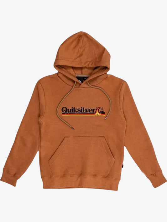 Buzo Quiksilver All Lined Up Niño Marron
