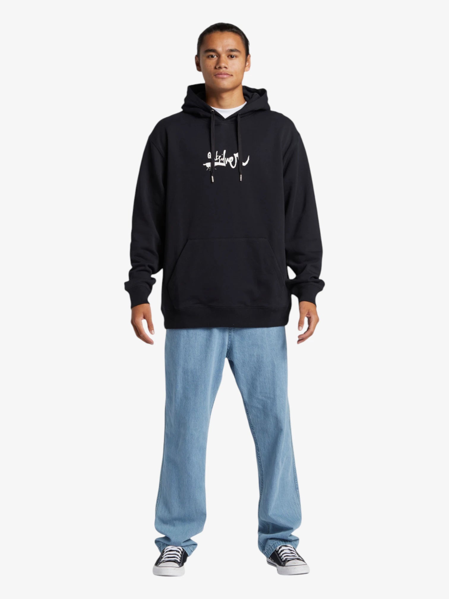 Buzo Quiksilver DNA Impaired Logo Negro - Indy