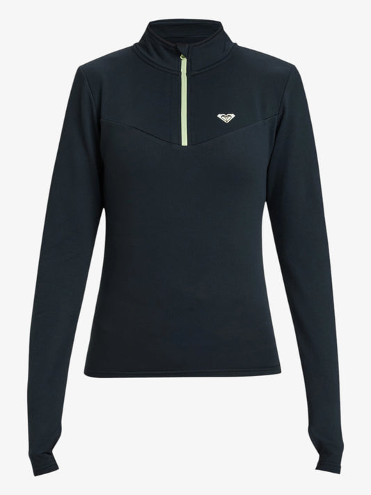 Buzo Roxy Waves Of Warmth Zip-Up Negro - Indy