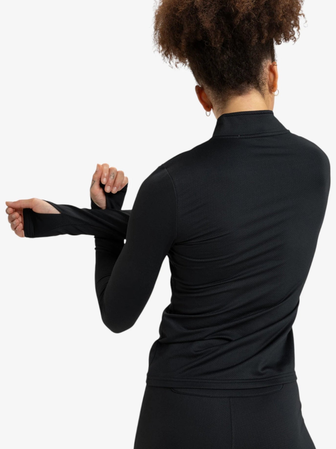 Buzo Roxy Waves Of Warmth Zip-Up Negro - Indy