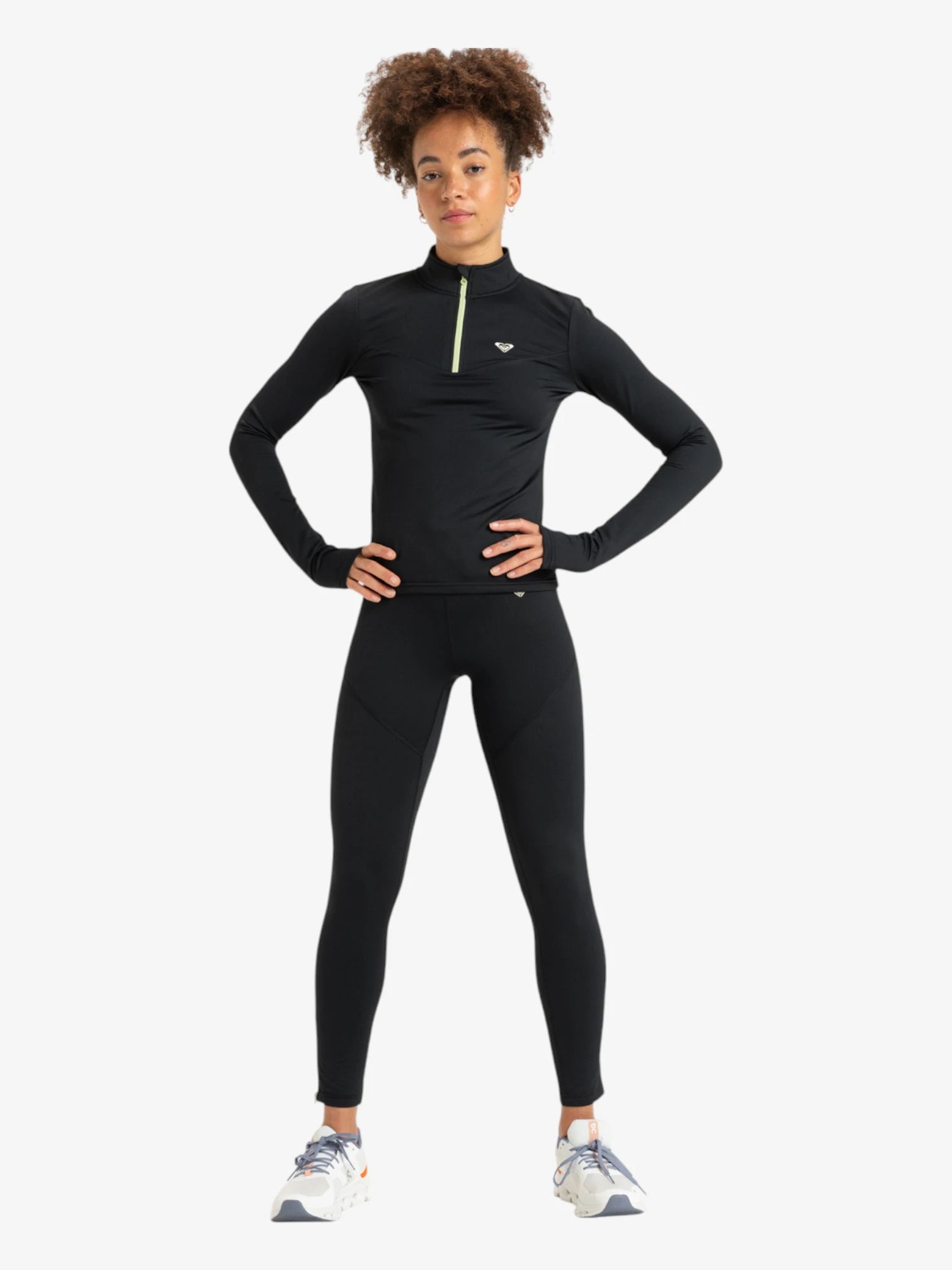 Buzo Roxy Waves Of Warmth Zip-Up Negro - Indy