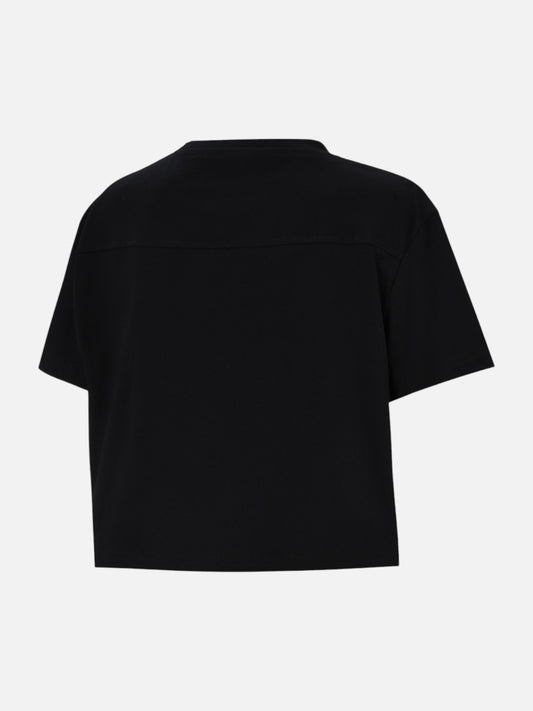 Remera Mujer Converse Sun Logo Negro