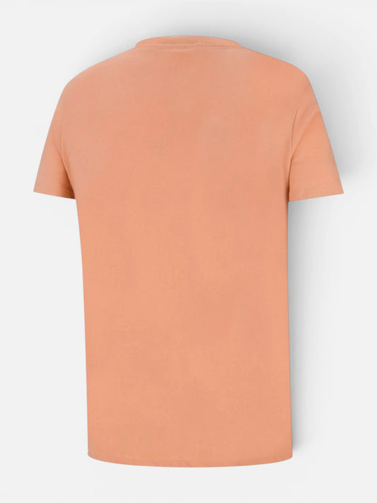 Remera Converse Classic Fit. Manga Cort