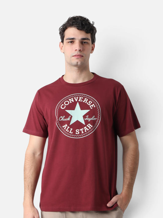 Remera Converse Patch Men Tee Wine