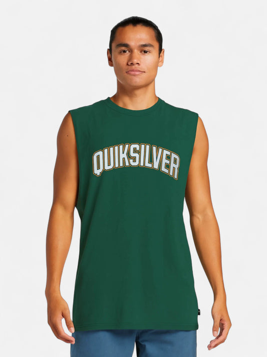 Remera SM Quiksilver Scholarship Verde Ingles