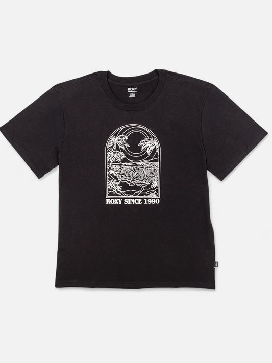 Remera Roxy Surfclassic Negro