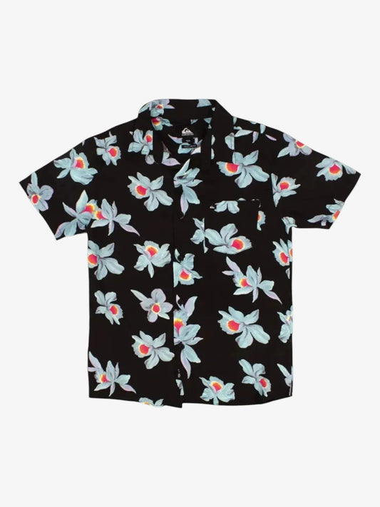Camisa Quiksilver Mystic Sessions Cotton Niño Negro