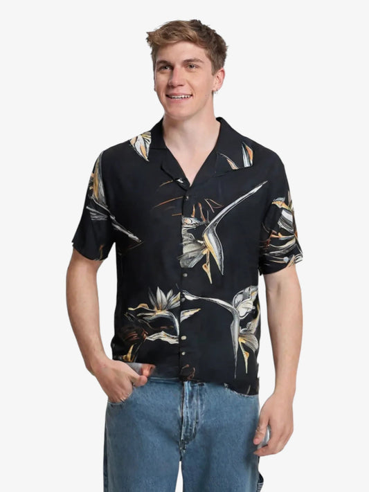 Camisa Rusty Excalibur Negro - Indy