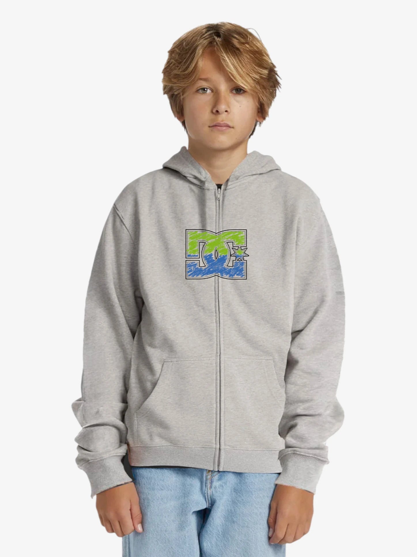 Campera DC Niño Star Inline Gris - Indy
