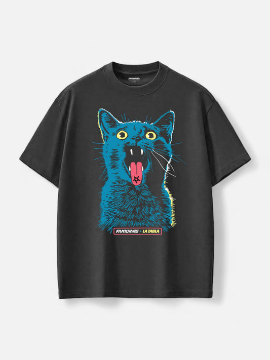 Remera Familyarg® Eh! Gato Superzided Gris Topo