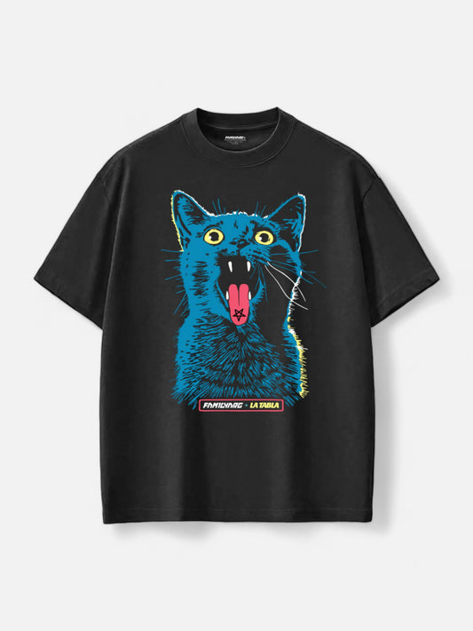 Remera Familyarg® Eh! Gato Superzided Negro