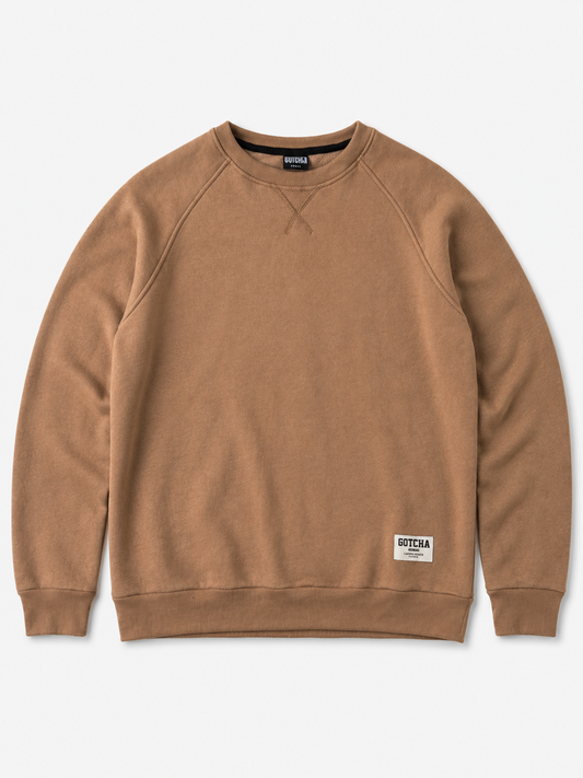 Buzo Gotcha Essentials Crew Ranglan Beige