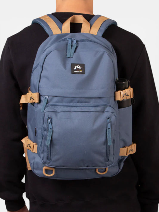 Mochila Rusty Darryl Azul Marron - OUTLET