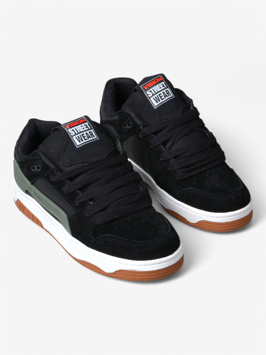 Zapatillas Vision Street Wear Liberator Negro Verde Militar