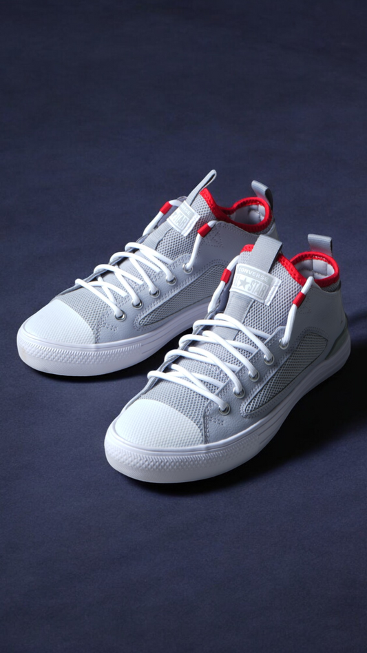 Zapatillas Converse Chuck Taylor Ultra Gris Blanco Rojo