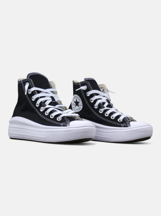 Zapatillas Converse Chuck Taylor Move Hi Negro Blanco
