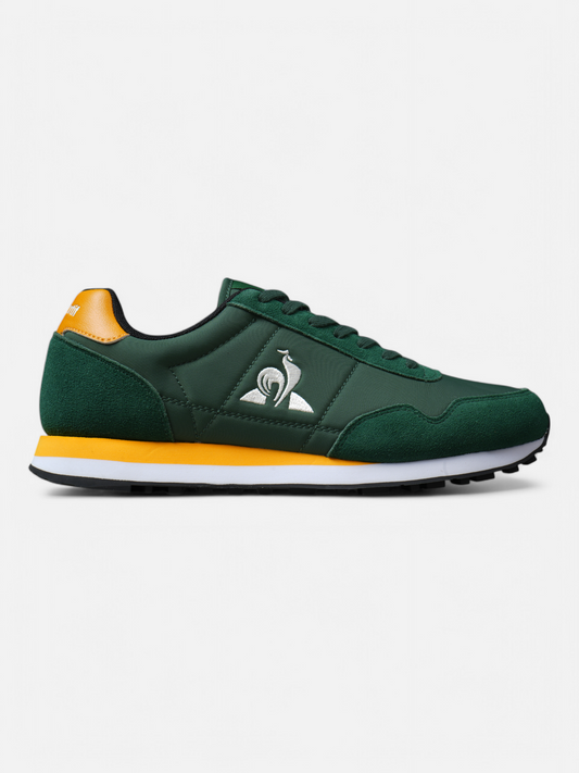 Zapatillas Le Coq Sportif Astra Classic Retro Verde Amarillo