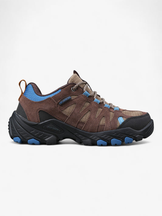 Zapatillas Alpine Skate Mujer Pyxis Trekking Senderismo Marrón Azul