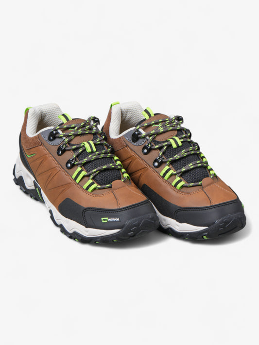 Zapatillas Alpine Skate Mujer Trekking Senderismo Peak Marron Verde