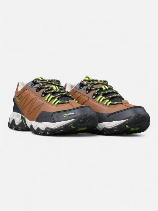 Zapatillas Alpine Skate Peak Trekking Senderismo Marrón Verde