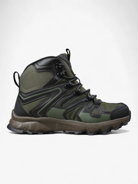 Zapatillas Alpine Skate Itzar Trekking Senderismo Verde Oliva Negro