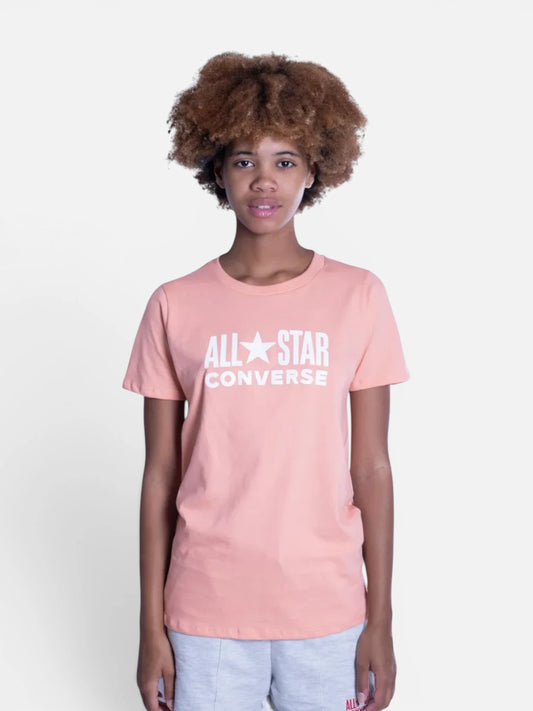 Remera Mujer Converse Classic Fit. Manga Cort