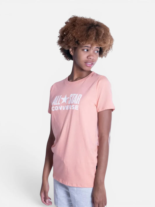 Remera Mujer Converse Classic Fit. Manga Cort