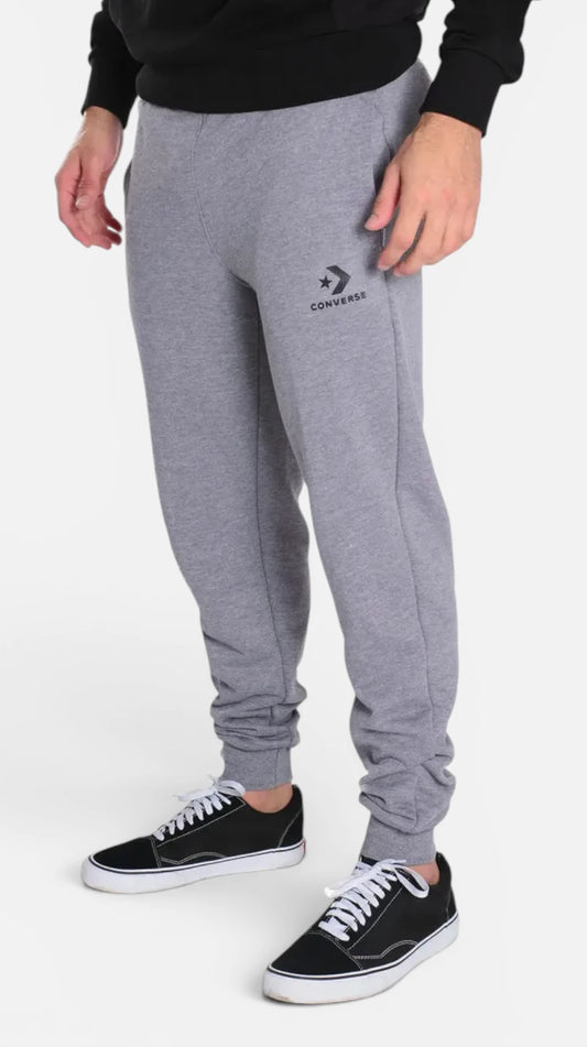 Pantalon Converse Nova Jogger Hombre Gris Melange