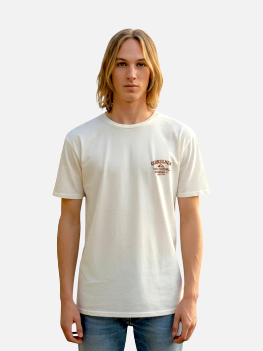 Remera Quiksilver Far Out Dust Crudo