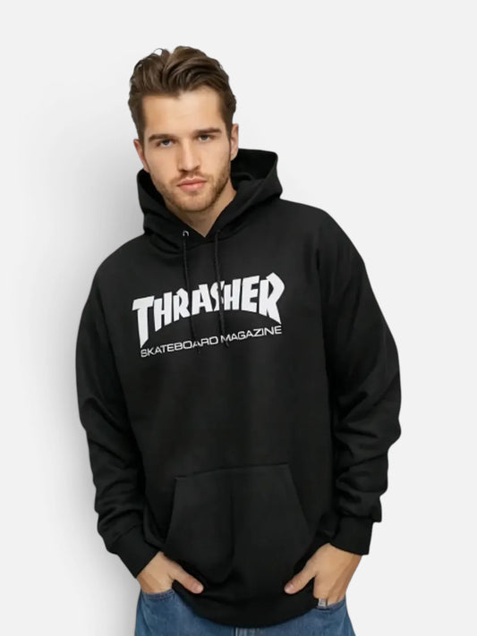 Buzo Thrasher Skatemag Negro