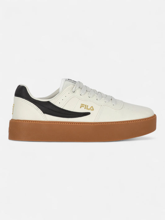 Zapatillas Fila Mujer Original Fitness Bold Crudo Negro Marrón