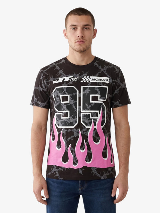 Remera Honda JT Racing Marrón
