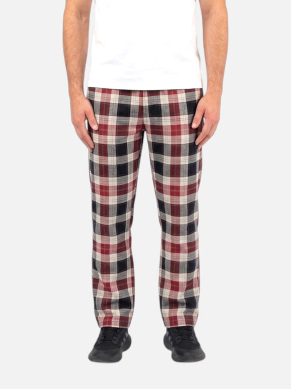 Pantalon Elepants 268 Poplin Rojo Azul Blanco