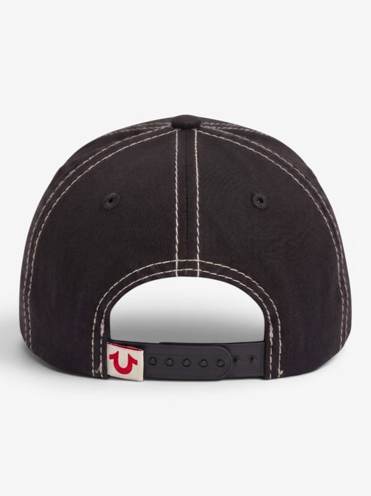 Gorra True Religion T Horseshoe Negro Blanco