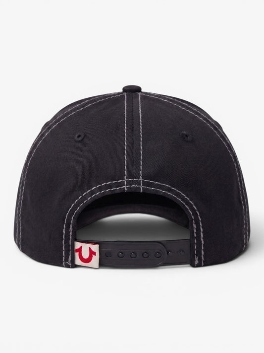 Gorra True Religion Fade Buddha Negro Blanco