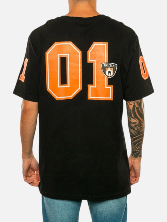 Remera Grizzly Third Down Negro - OUTLET