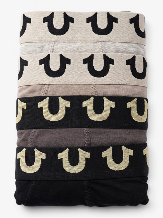 Boxers True Religion x4 Mix Herradura Dorado Algodon