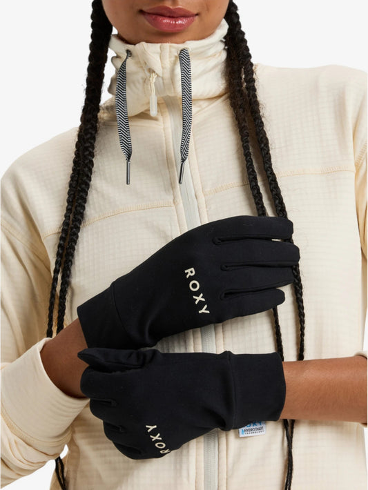 Guantes Snow Roxy Hydrosmart Liner Negro - Indy