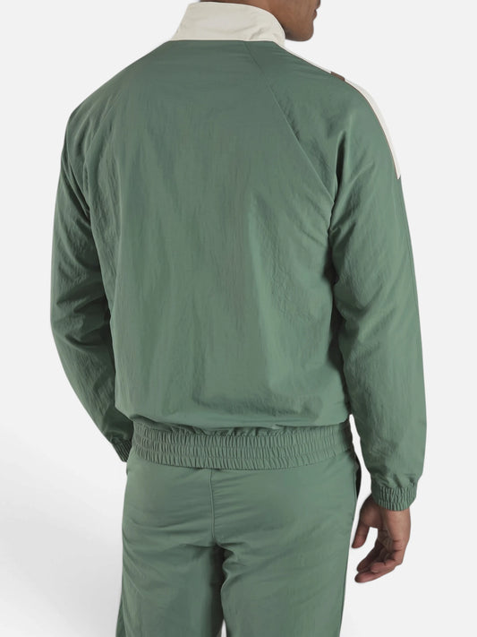 Campera Reebok Classic Leatherf Fr Tracktop - Field Verde/Vintage Chalk
