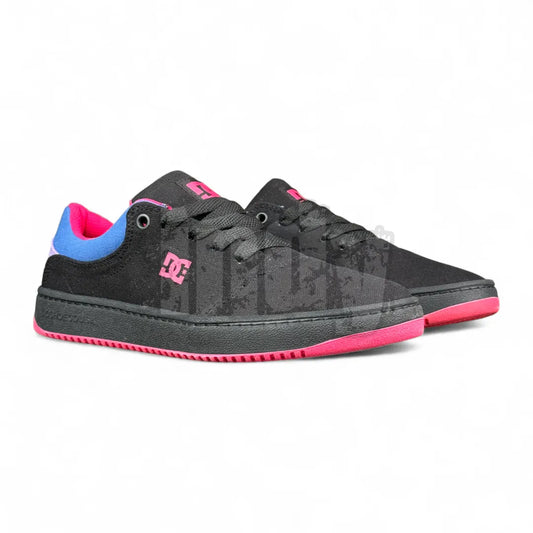 Zapatillas Dc Crisis Tx Ss Mujer Negro Rosa Azul