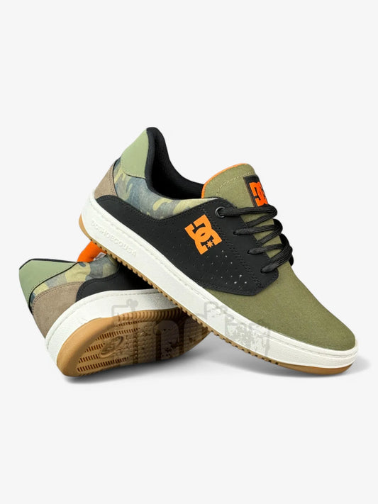 Zapatillas Dc Plaza Tc Tx Ss Negro Verde Camuflado