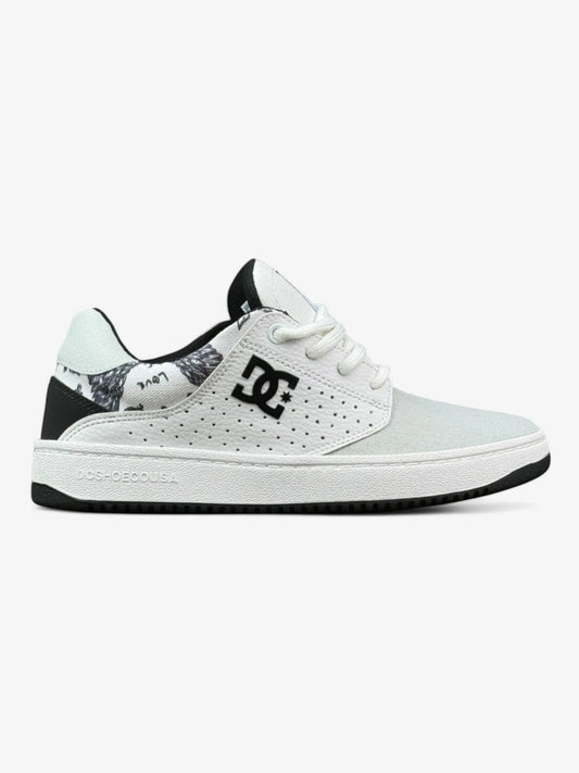 Zapatillas Dc Plaza Tc Tx Ss Mujer Blanco Negro Print