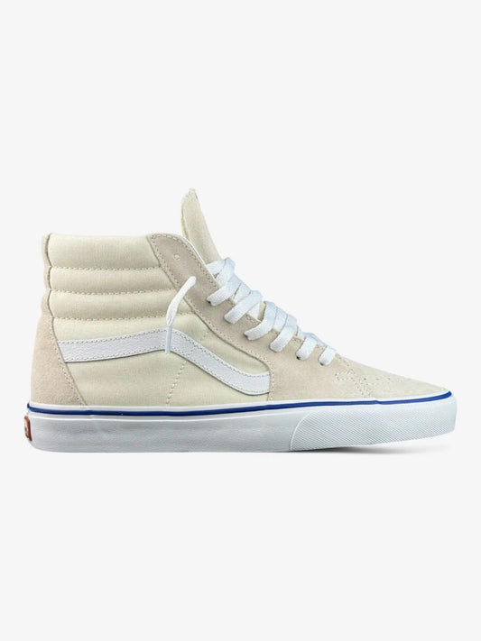 Zapatillas Vans Sk8 Hi Beige Blanco Azul