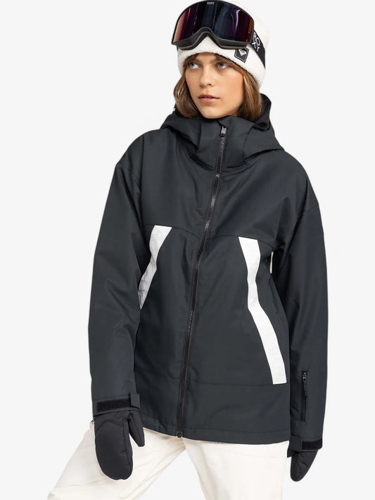 Campera Snow Roxy Slope Np Negro Mujer