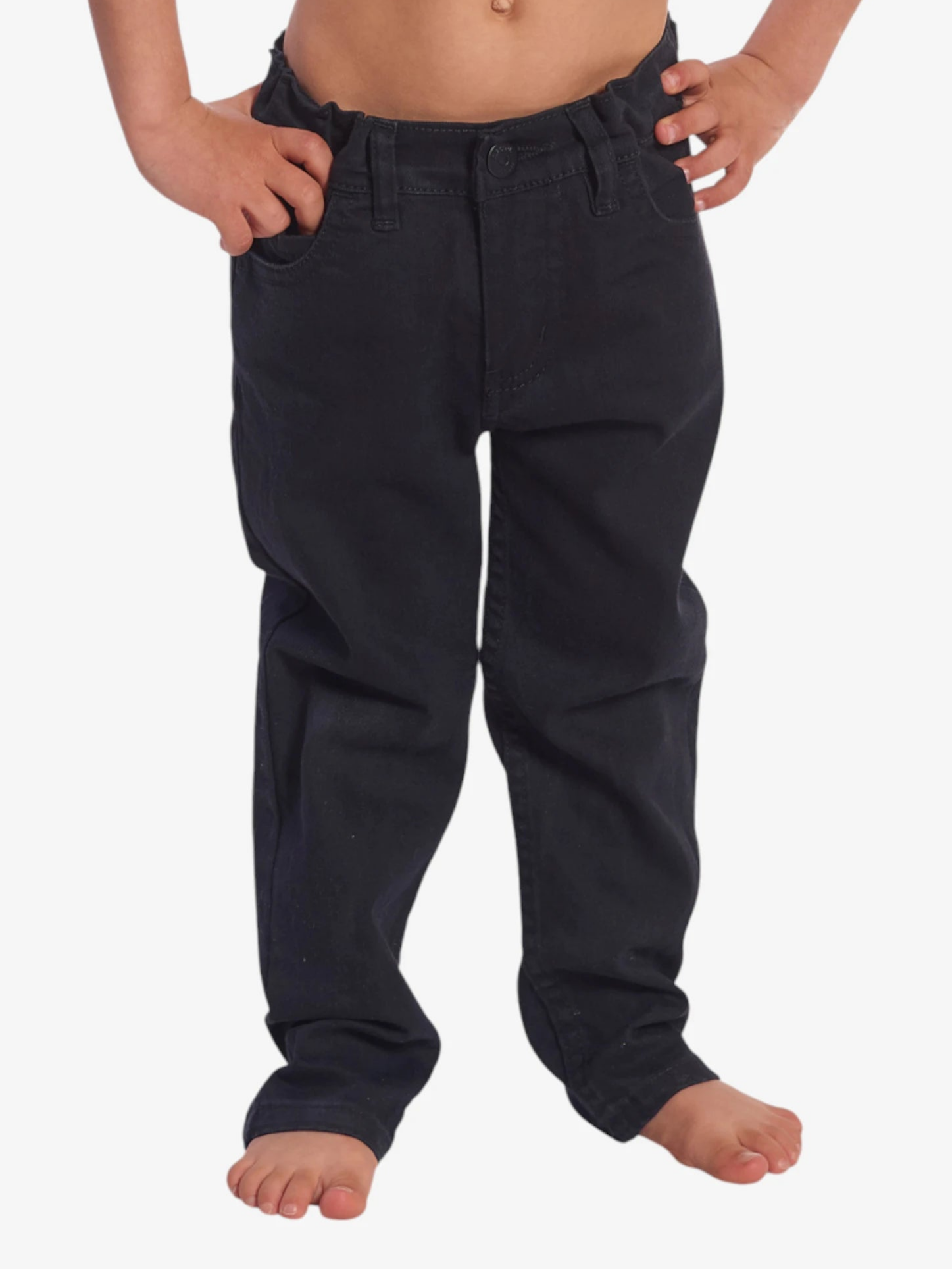 Jean Rip Curl Slim Niño Negro - Indy