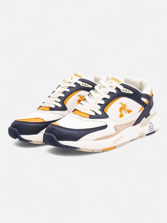 Zapatillas Le Coq Sportif R1100 Pop Blanco Azul Naranja